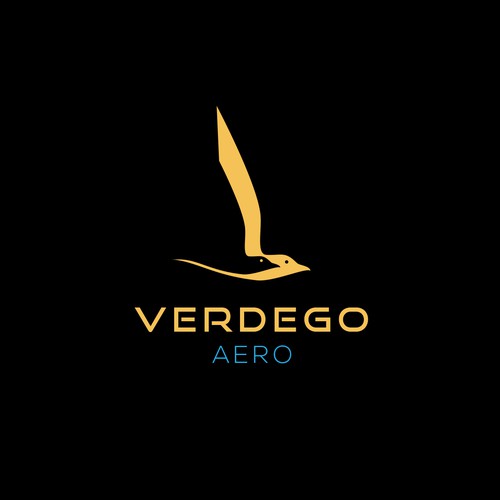 Airline and flight logo with the title 'Logo for "VerdegoAero"'