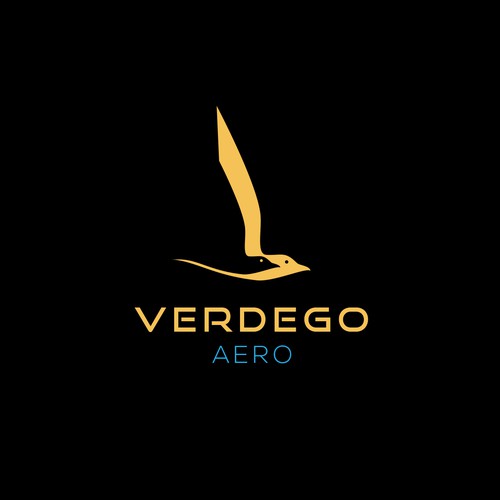 Flying bird logo with the title 'Logo for "VerdegoAero"'