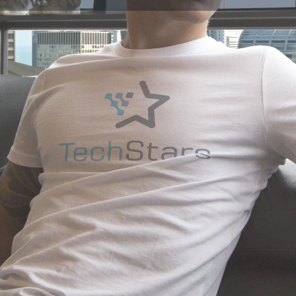 Super star logo with the title 'minimalistic modern logo for Technology Stars'