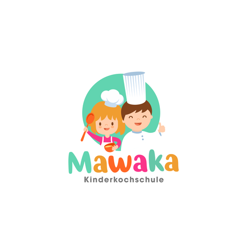 Cook design with the title 'Cooking Logo'