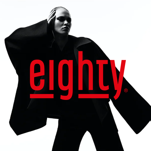 Best adobe fonts logo with the title 'Sleek, modern and minimalist fashion brand'