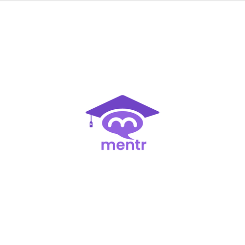 Mentoring logo with the title 'Mentr Logo'