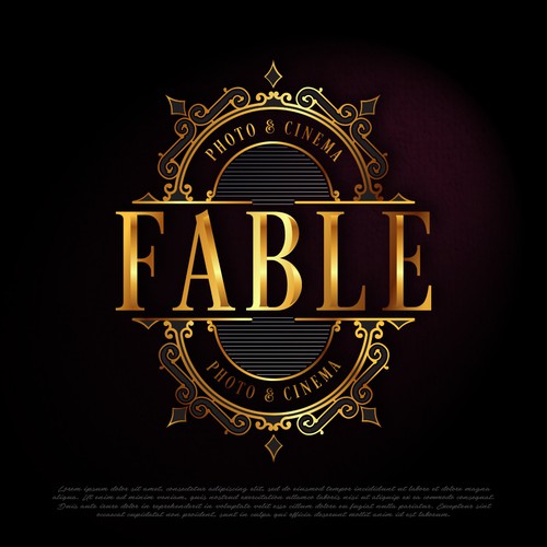 Restaurant brand with the title 'Vintage emblem'