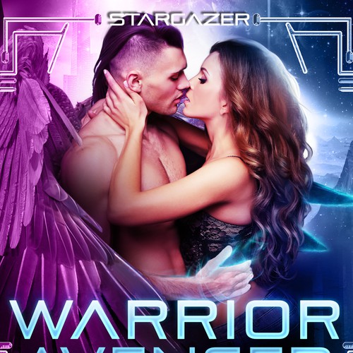 Angel wing design with the title 'Warrior Avenged Cover by Biserka Design'