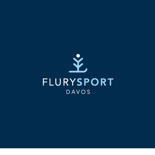 Mountain brand with the title 'FlurySport logo'