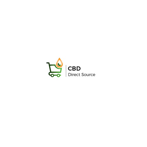 Shopping cart logo with the title 'CBD Direct Source'