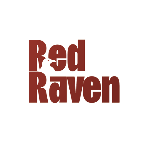 Raven logo with the title 'Red Raven '