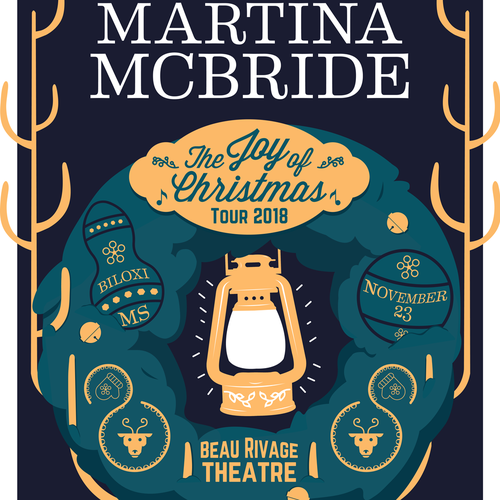 Beacon design with the title 'GigPoster-Martina McBride'