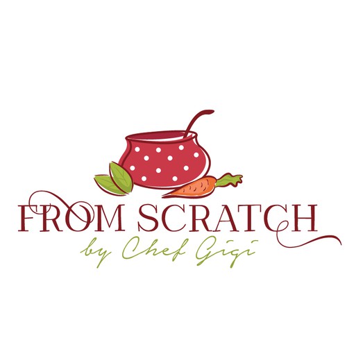 Chef logo with the title 'Food logo'