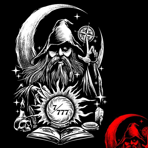 Magic artwork with the title '777'