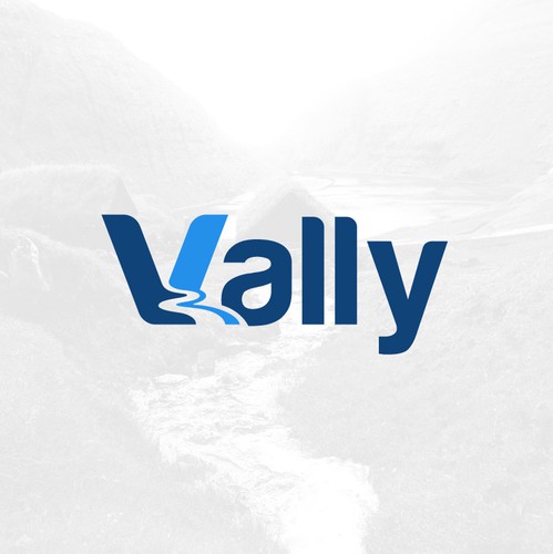 Valley design with the title 'Travel logo concept for Vally '
