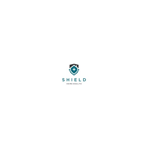 Trust design with the title 'Shield Home Health Logo'