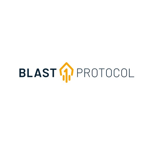 Amazon logo with the title '«Blast Protocol» logo'