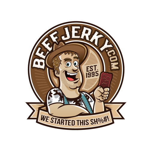 Cowboy logo with the title 'Bold Logo and Character'