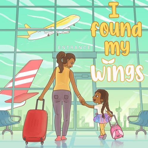 Travel book cover with the title 'I found my wings '