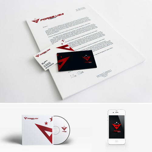 CrossFit logo with the title 'Forge USA'