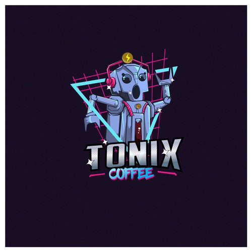 Dance logo with the title 'hi-Coffee robot'