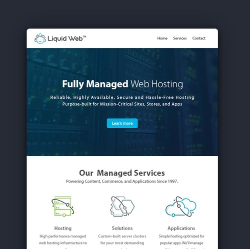 B2B design with the title 'B2B Technology Business Mail Design'