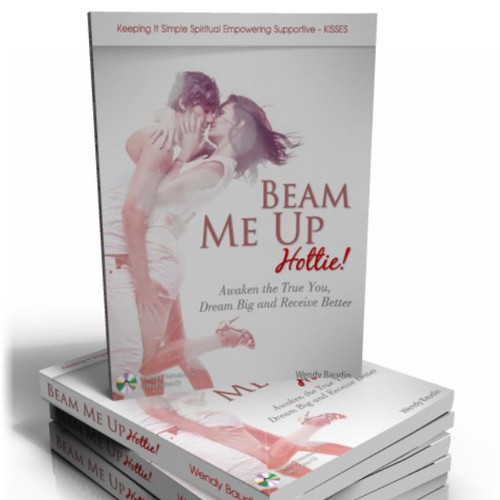 Elegant book cover with the title 'Book Cover: Beam me up Hottie'