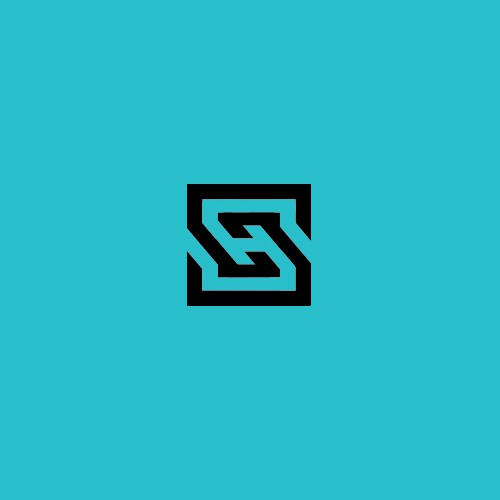S design with the title 'Simple Personal Logo'