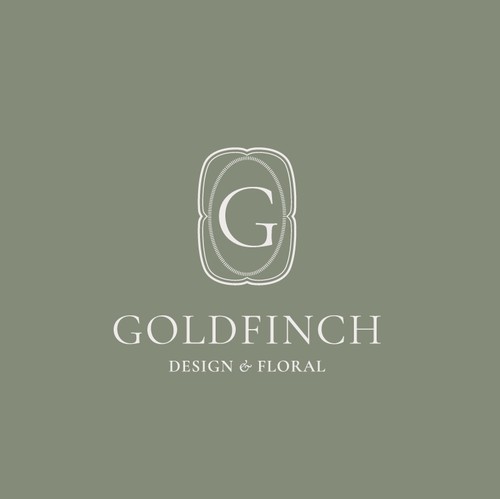 Frame design with the title 'Goldfinch'