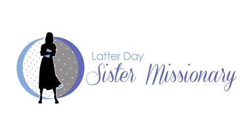 Fabric logo with the title 'Latter Day Sister Missionary needs a new logo'