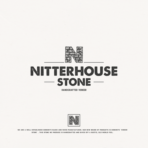 Stone design with the title 'Rustic logo for Stone Manufacturer'