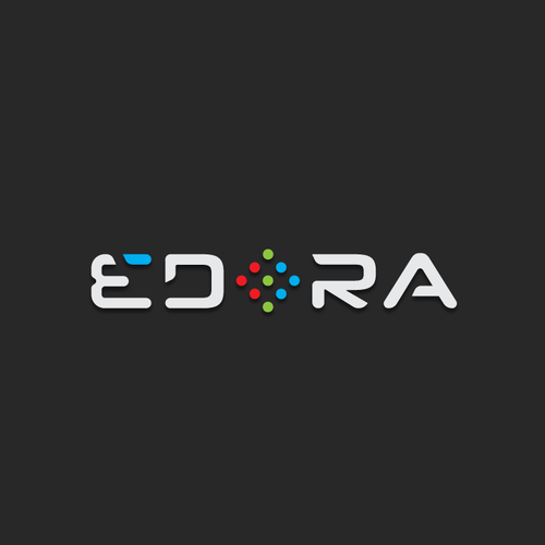 Store logo with the title 'LED Lights text logo Edora'