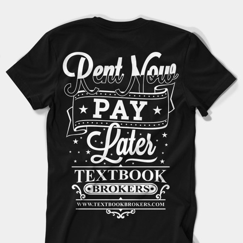 Education t-shirt with the title 'Create a winning t-shirt for Textbook Brokers'