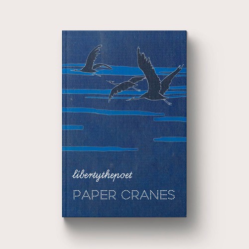 Literature design with the title '''Paper Cranes'' Cover Design'