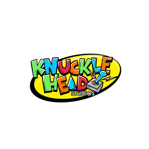 Kindergarten design with the title 'Playful Game Logo'