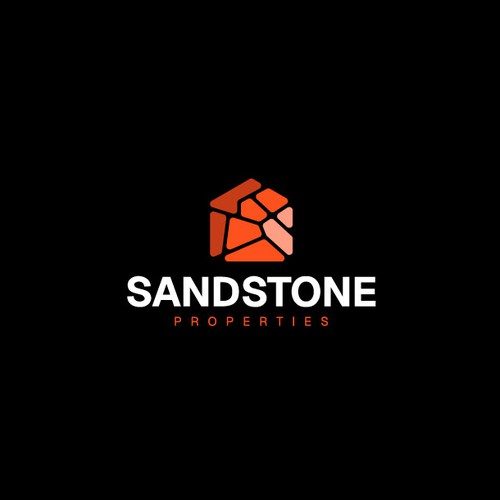 Stone logo with the title 'Sandstone'