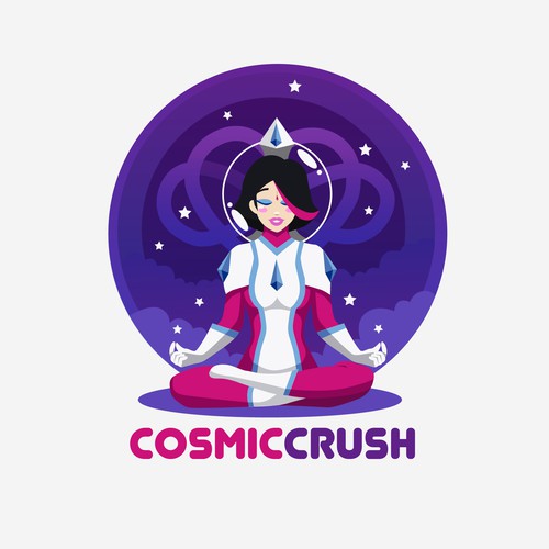 Cosmic logo with the title 'Cosmic Crush'