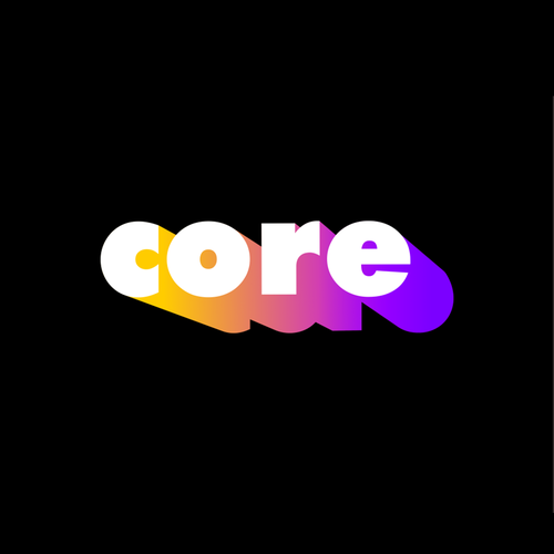 Rainbow design with the title 'CORE'