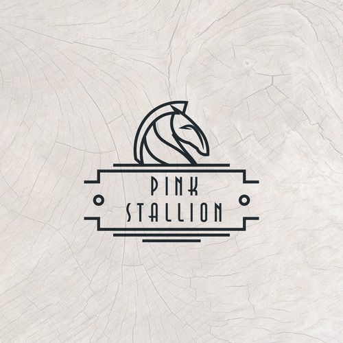 Gay logo with the title 'A vintage logo for an LGTB events organizer'