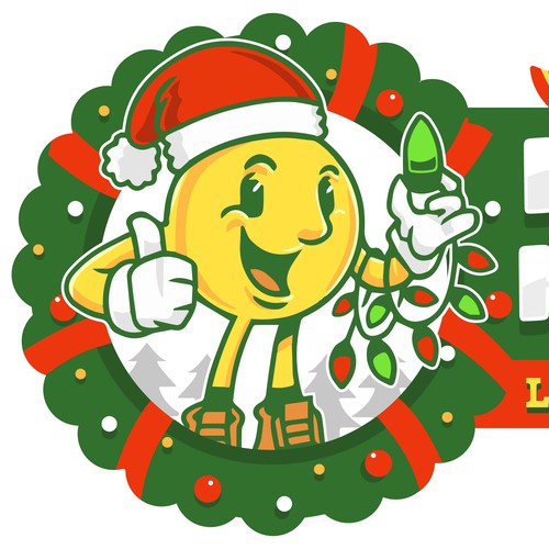 Light logo with the title 'Happy Holiday lighting.'