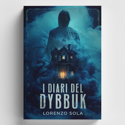 Horror book cover with the title 'I Diari del Dybbuk'