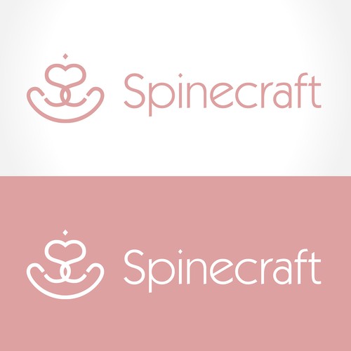 Pilates logo with the title 'Online pilates platform logo'