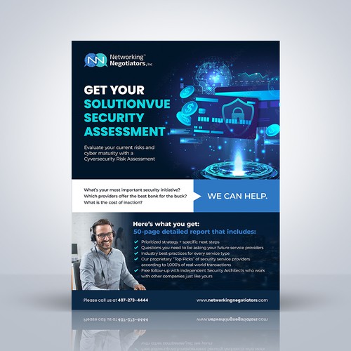 Networking design with the title 'Networking Negotiators'