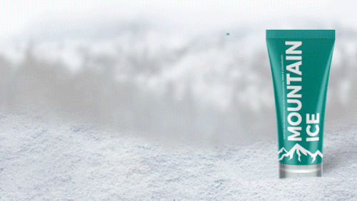 Creative design with the title 'Anesthetic Cream Advertising video'