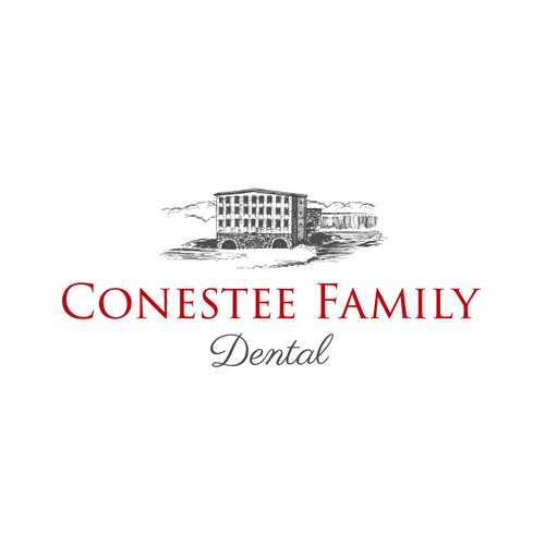 Mill logo with the title 'Conestee Family Dental'