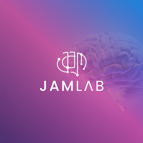 Artificial intelligence logo with the title 'Modern, minimalist and tech Brain Logo'