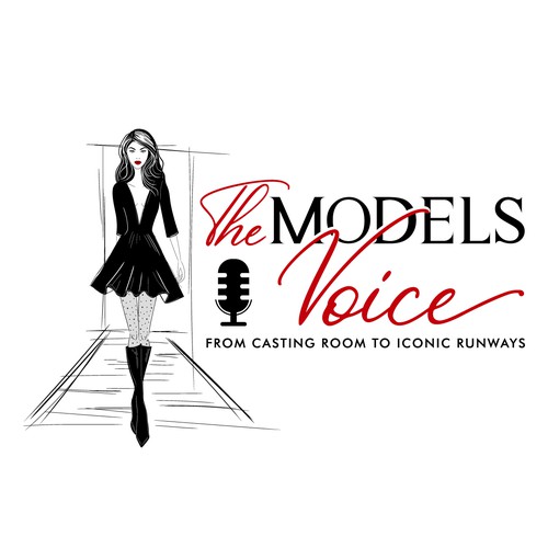 Runway logo with the title 'logo concept for fashion brand'