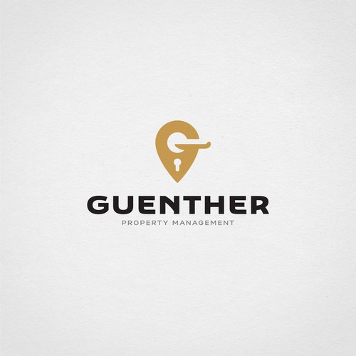 G logo with the title 'Property Management Logo'