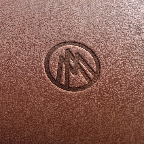 Circle logo with the title 'Stylized A and M letters'