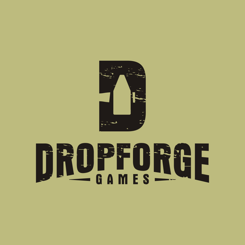 Forge logo with the title 'DropForge Games Logo'