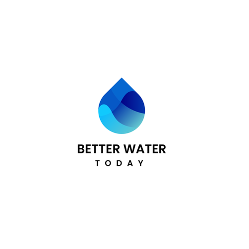 Drop logo with the title 'better water today'