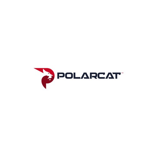 Sharp design with the title 'Polarcat - Logo Design'
