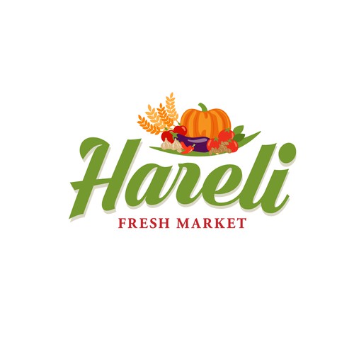 Market logo with the title 'Logo Design'