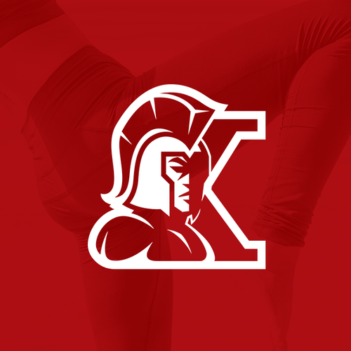 Gladiator logo with the title 'Gladiator Iconic logo concept for Sportsware Brand'